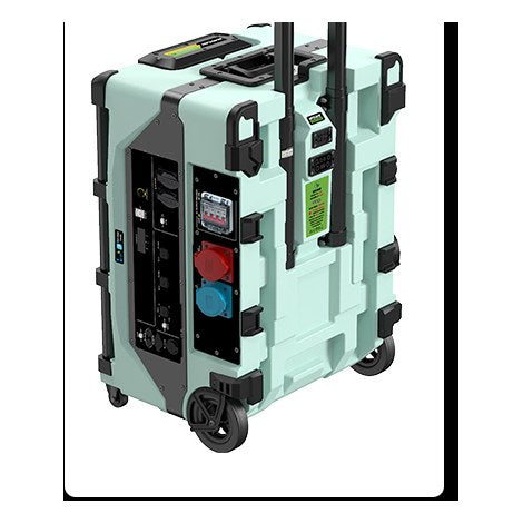 HyperPower HP24 — fahrbar als Trolley mit ausgezogenem Griff