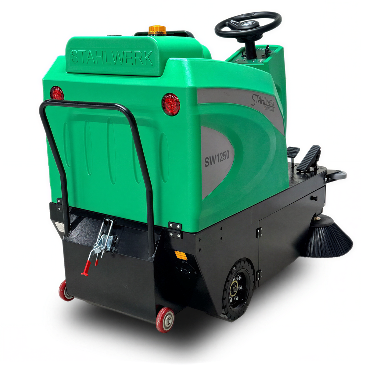 Stahlwerk Germany SW-1250e — Aufsitz-Kehrmaschine, Produktansicht 8
