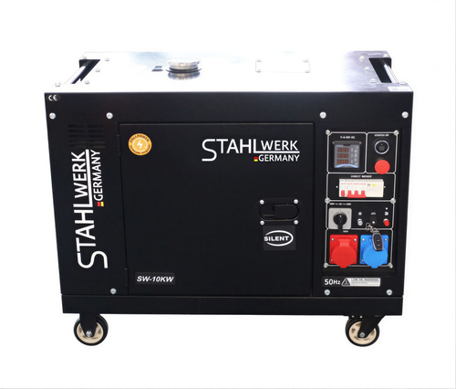 Stahlwerk Germany SW-10KW — Dieselgenerator, Detailansicht Bedienfeld