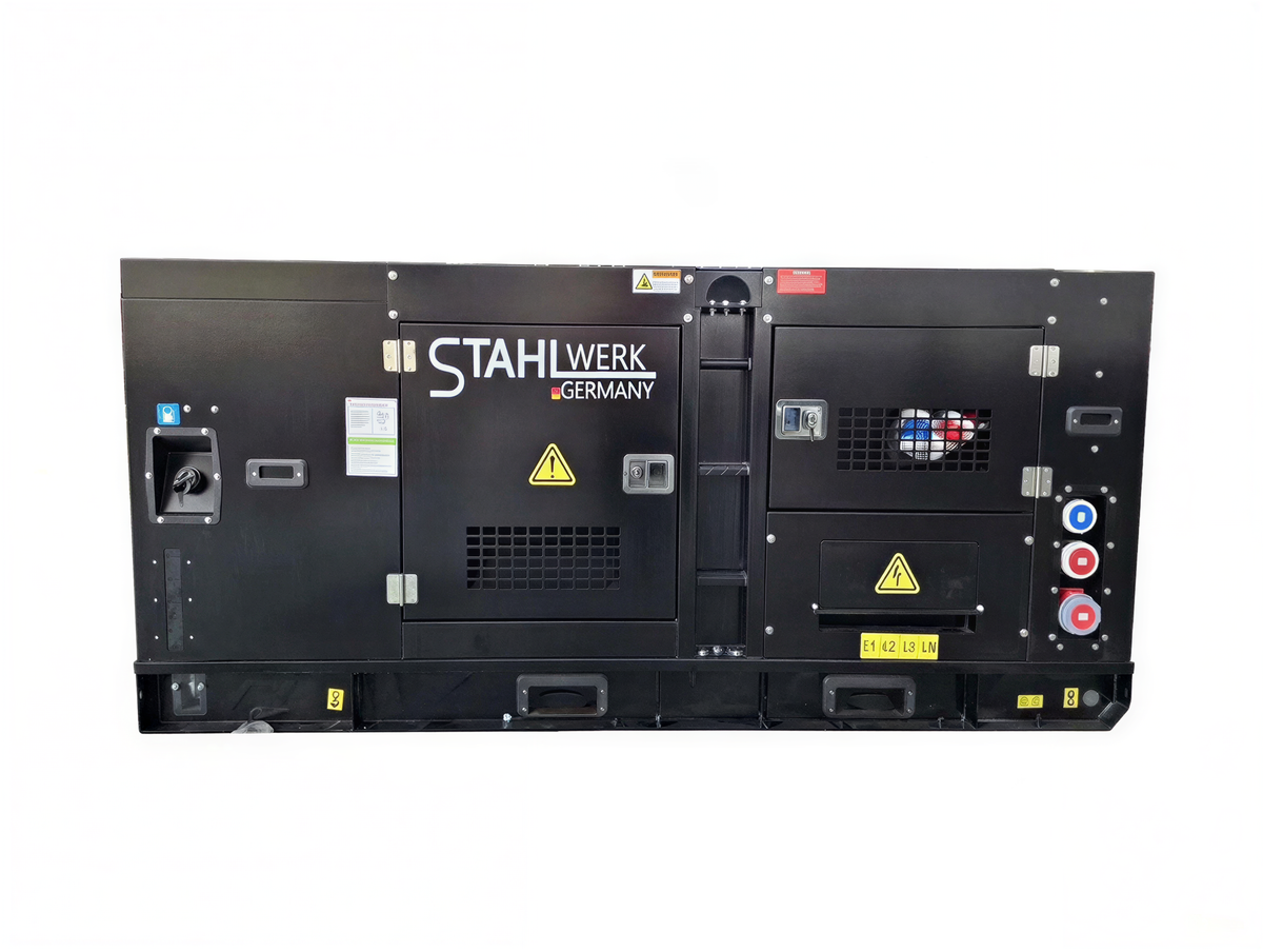 Stahlwerk Germany SW100KW Diesel-Generator — Frontansicht