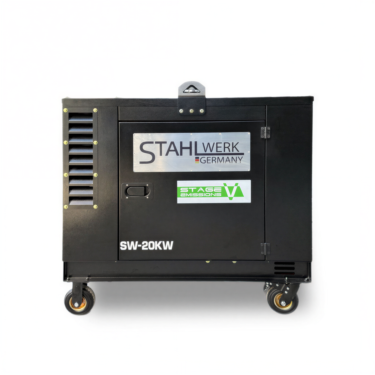 Stahlwerk Germany SW-20KW — Dieselgenerator, Frontansicht nah